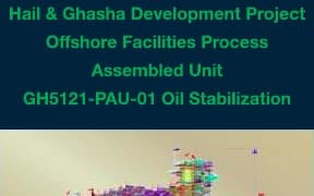 Hail and Ghasha PAU oil stabilization model