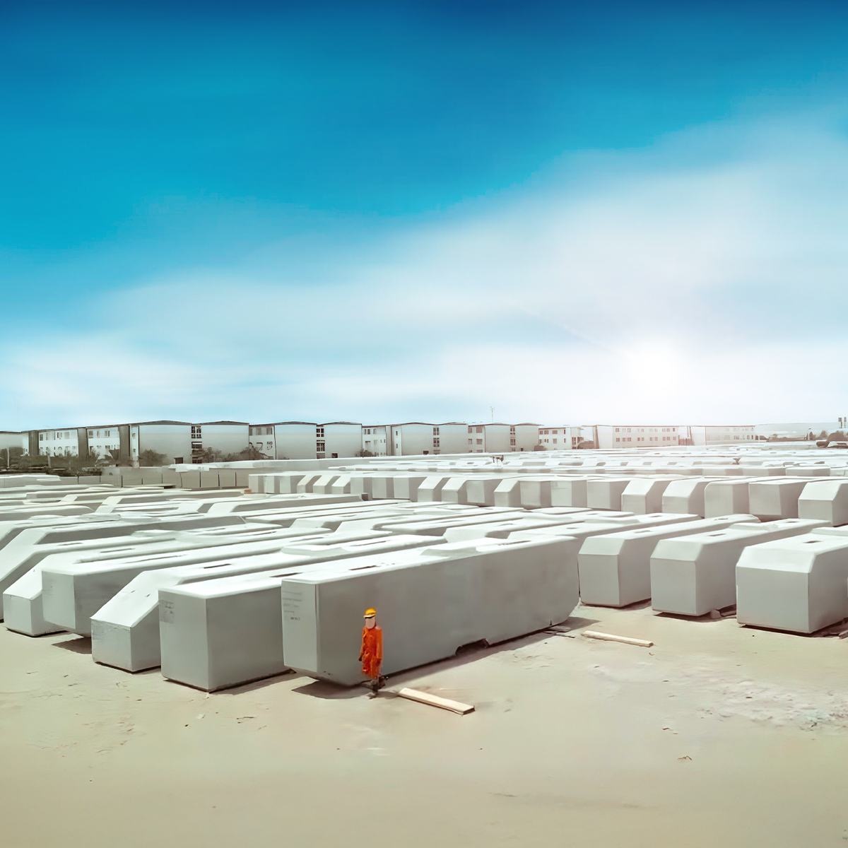 NMDC Infra precast concrete yard