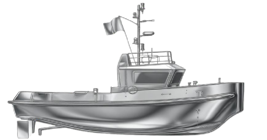 Tug Boat T9 vessel illustration